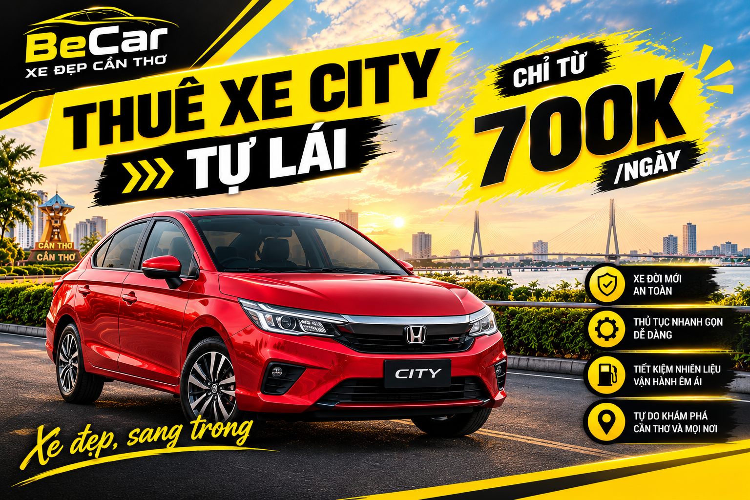 thue xe city tự lái
