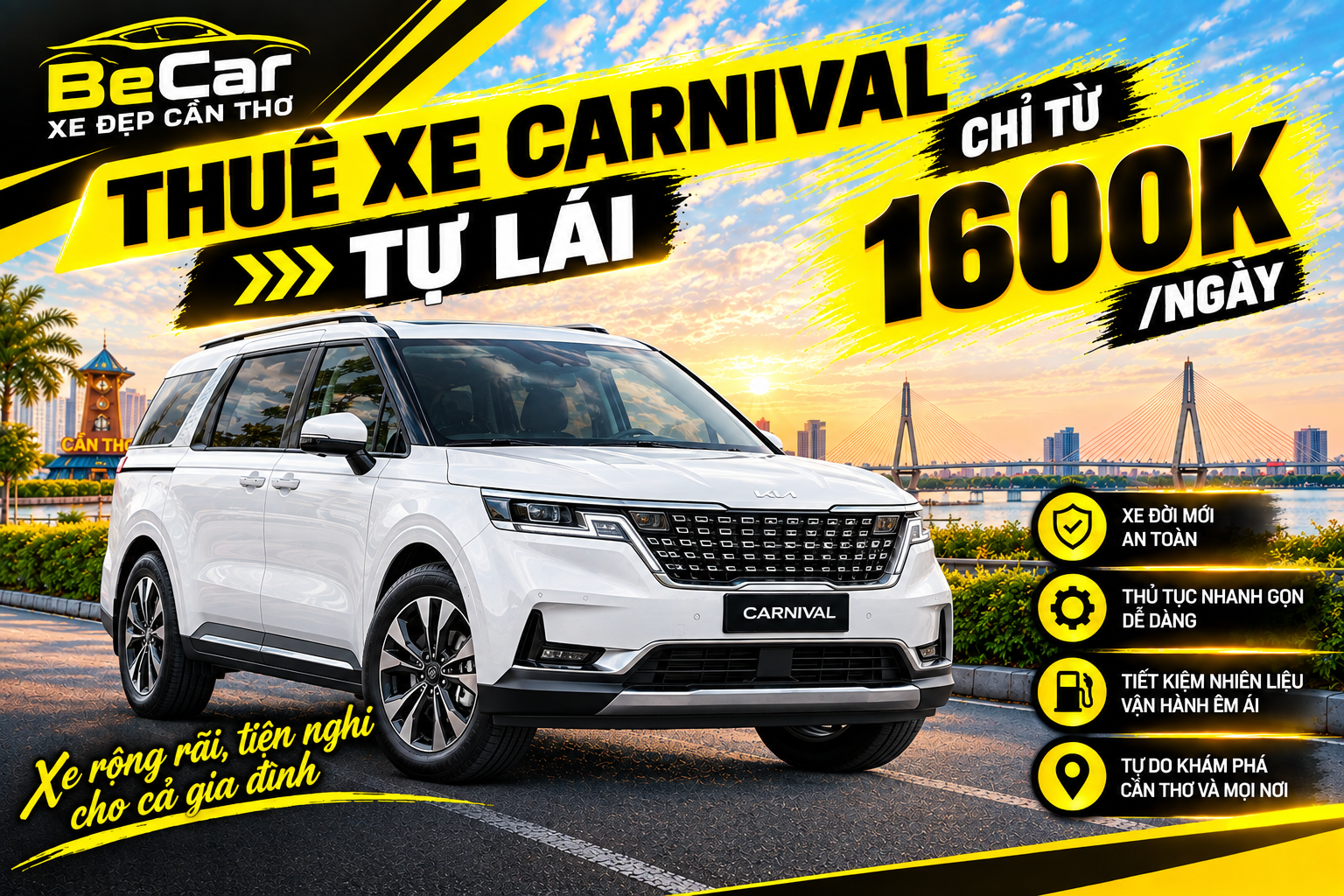 thuê xe carnival tự lái