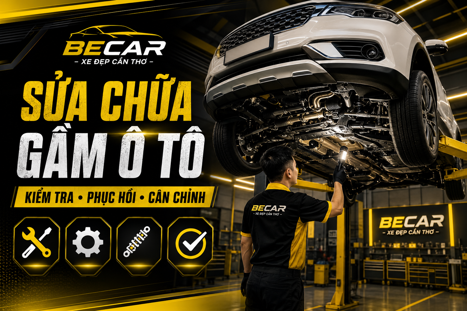 sửa chữa gầm ô tô