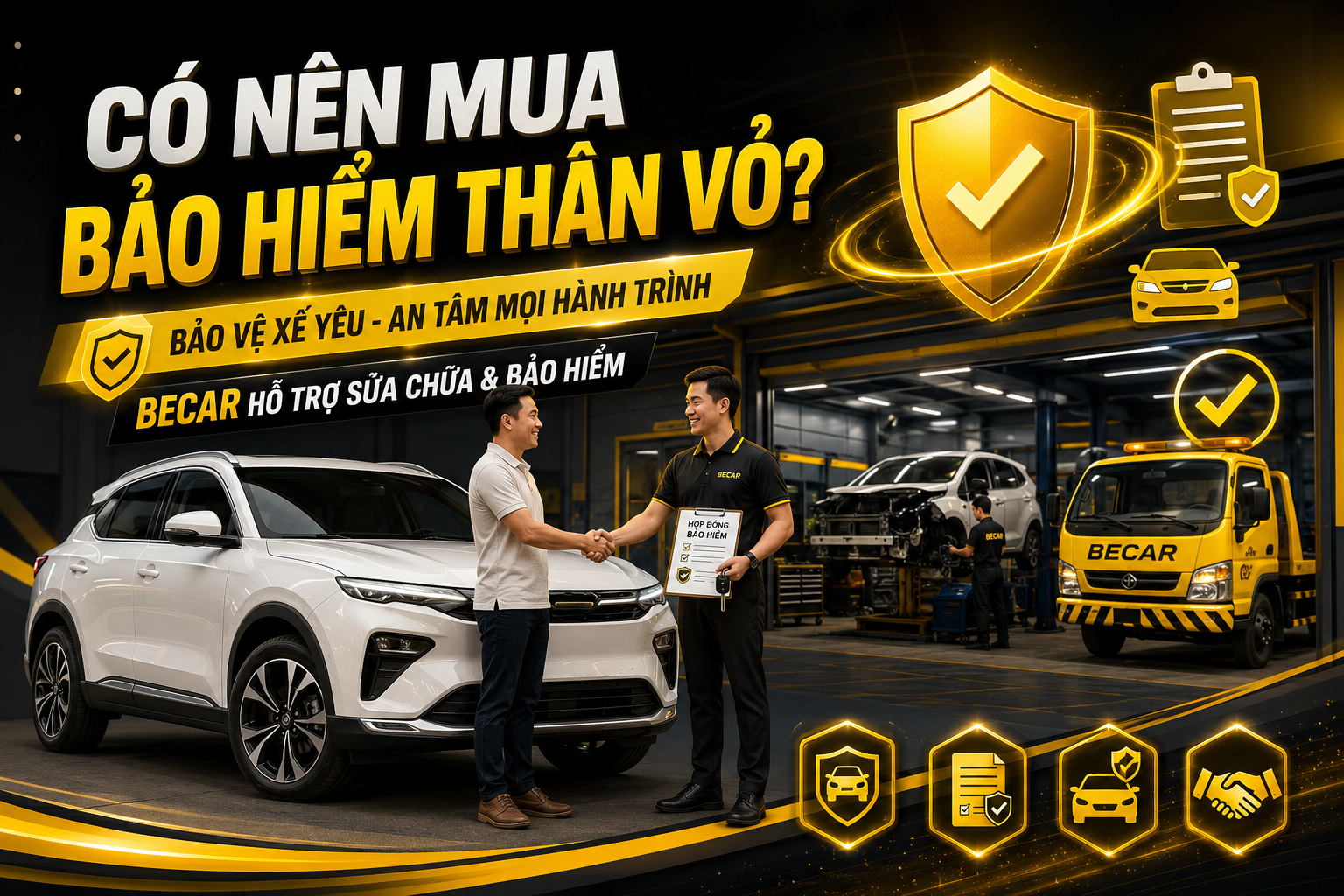 có nên mua bảo hiểm thân vỏ ô tô