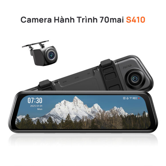camera hành trình gương 70mai S410